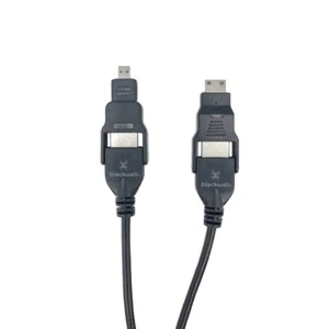 Blackweb 4-in-1 High-Speed 6Ft 4K Ultra HD Cable Works w/ Mini Micro HDMI & HDMI - Picture 1 of 7