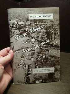 BOOKLET - Great Floods of PA - 1972 Edition - Agnes - William H Shank York , PA - Picture 1 of 6