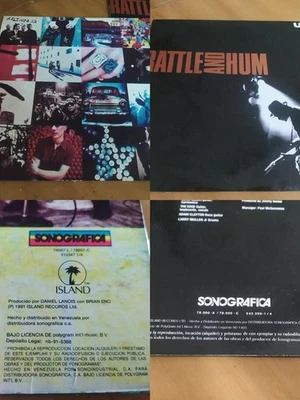 U2 - Achtung Baby + Rattle And Hum Two vinyl Lps Venezuela For A Single Price EX Foto 1 de 4