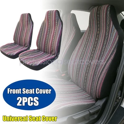 For Kia Forte Cloth Car Seat Covers Set 2-Sits Full Front As Picture Shows - Image 1 of 4