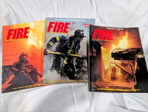 Complete set of FIRE The Magazine Of Firefighting (only 3 issues printed) - Imagen 1 de 2