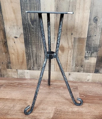 Soporte de pedestal de metal de corteza de árbol decorativo - Base de mesa - Soporte para busto Foto 1 de 4