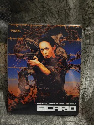 Sicario 2015 Steelbook Blu-Ray w Slipcover Digital - Image 1 of 4