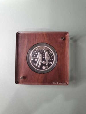 2020 Tokyo Olympics 1000 Yen Silver Baseball Softball Proof Coin Japan **RARE** - Image 1 of 4