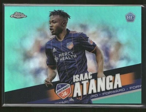 2022 Topps Chrome MLS #159 Isaac Atanga Aqua #/299 - Bild 1 von 2