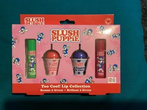 BNIB New Sealed Just Balmy 4 Lip Balm & Gloss Collection - Slush Puppie Too Cool - Picture 1 of 4