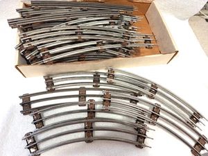 Lot Of 26 Brown Tie 027 Gauge Curve Track Nice Condition - Picture 1 of 3