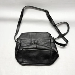 Borsa a tracolla Aurielle in pelle nera - Foto 1 di 6