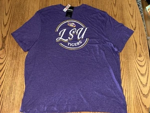 CAMISA MANGA CORTA LSU TIGERS NCAA ROPA CAUTIVADORA HOMBRE TRIPLE MEZCLA 3XL - Imagen 1 de 4