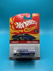 Hot Wheels Classics Series 1 Chevy Nomad #16/25 Spectraflame Blue 1:64 - Picture 1 of 4