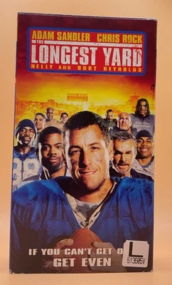 The Longest Yard VHS 2005 Late Era Adam Sandler Chris Rock **Buy 2 Get 1 Free** - Image 1 of 3
