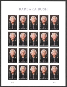 Scott #6022a IMPERFORATE (NO DIE-CUT), Barbara Bush Pane of 20 MNH-IMMACULATE! - Picture 1 of 1