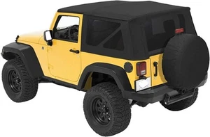 2010-2017 Wrangler JK 2 Door Replacement Soft Top & Tinted Windows - Bild 1 von 7