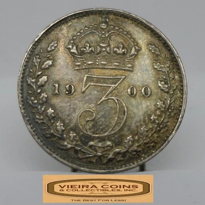 1900 Great Britain Silver 3 Pence - #C52610NQ - Image 1 of 2