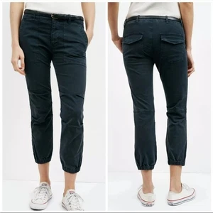 Pantalone militare Nili Lotan cropped grigio taglia 12 111/88 80nl - Foto 1 di 8