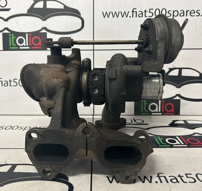 Colector doble puerto Fiat 500 0.9 Twin Air Turbo 55240093.OE Foto 1 de 4