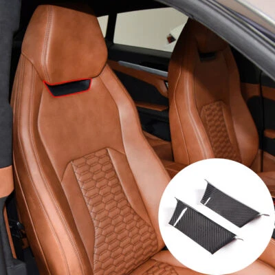 Real Carbon Fiber Seat Front Cover Fit for Lamborghini URUS 2018-2021 - Image 1 of 4