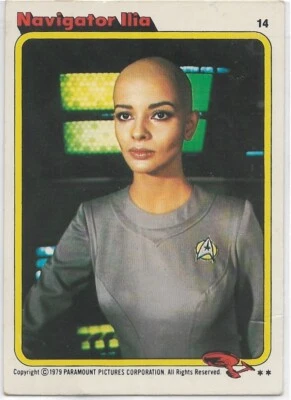 STAR TREK THE MOTION PICTURE '79 Topps Trading Card #14 Navigator Ilia - Image 1 of 2