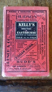 1948 - 1949 KELLY'S DIRECTORY EASTBOURNE HAILSHAM & NEIGHBOURHOOD - Picture 1 of 13