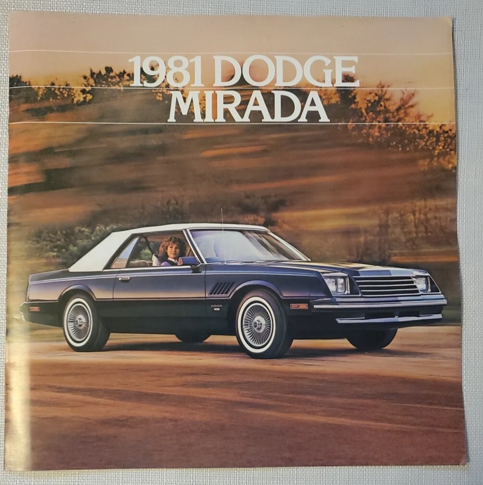 1981 DODGE Mirada BROCHURE CATALOG a29a - Изображение 1 из 4