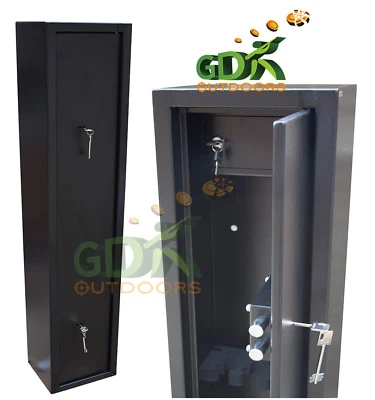 GDK 4 GUN CABINET WITH INNER AMMO SAFE,SHOTGUNS, RIFLES, GUN SAFE, In Stock - Image 1 of 4