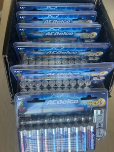 6 Packs - ACDelco AA Super Alkaline Batteries 20 Count Bonus LED Keychain AC283 - Picture 1 of 1