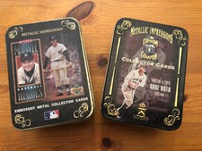 Metallic Impressions Cooperstown Collection Babe Ruth Mickey Mantle Heroes Cards