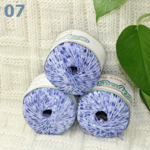 Sale New Lot of 3 Ballsx50g High-quality Nylon Ladder Track Knitting Yarn Blue - Picture 1 of 8