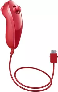 Nintendo Japan Nunchaku Game Controller for Wii CNEC (Red) - Picture 1 of 2
