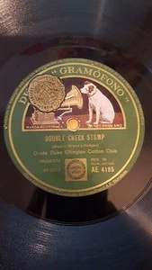 JAZZ 78 rpm RECORD Gramofono ORQ DUKE ELLINGTON COTTON CLUB Double Check Stomp - Bild 1 von 2
