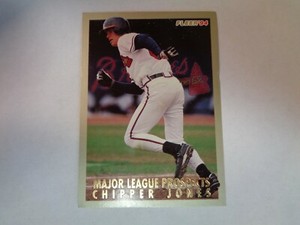 1994 Fleer Major League Prospects Chipper Jones Card #18 of 35