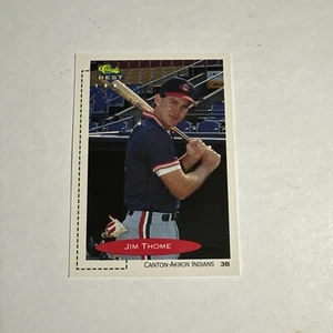 1991 Classic Best #195 Jim Thome BASEBALL Canton-Akron Indians - Picture 1 of 6
