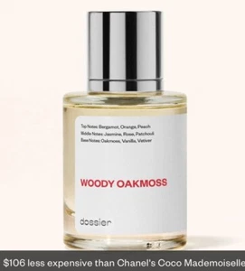 Dossier WOODY OAKMOSS Eau de Parfum 1.7 Fl oz / 50 mL Perfume NEW IN BOX - Picture 1 of 2