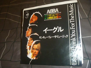 ABBA – Eagle / Thank You For The Music 1978 Japan release 7" rare PROMO vinyl - Picture 1 of 5