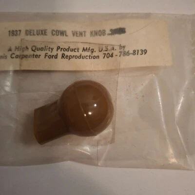 1937 Ford All Cars Cowl Vent Knob 1A-7002145 - Image 1 of 4