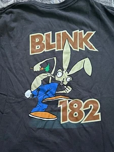Vintage Blink 182 shirt 1997 Band Tee Dude Ranch Rabbit L See Pictures - Picture 1 of 2