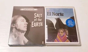 NEW ~ Salt of the Earth & El Norte Blu-ray LOT - Picture 1 of 1