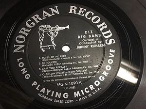 DIZZY GILLESPIE -Big Band ~NORGRAN 1090 {nm dg} (reissue of MGN 1023) [NO COVER] - Picture 1 of 4