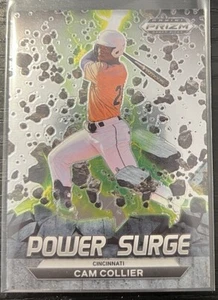 2022 Panini Prizm Draft Picks Power Surge Cam Collier #PS-CC Cincinnati Reds - Picture 1 of 2
