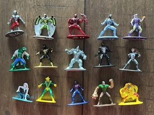 Jada Toys Nano Metalfigs DC Marvel Die-Cast Figures Lot of 15 - Picture 1 of 7