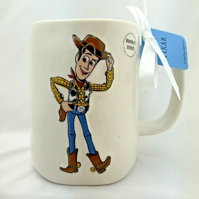 Disney PIXAR Woody Toy Story "Howdy" Coffee Mug, Rae Dunn Collaboration *NEW* - Image 1 of 4