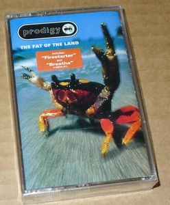 THE PRODIGY Fat Of The Land SEALED Cassette Tape 1997 us pressing FIRESTARTER - Picture 1 of 3