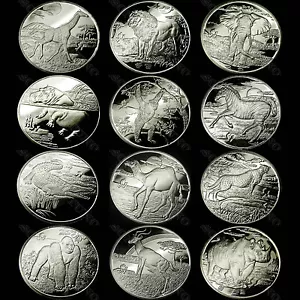 Sierra Leone AFRICAN ANIMALS Your Pick from 12 CuproNickel Coins 2005 2006 2007 - Picture 1 of 16