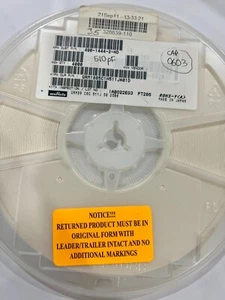 Tapa cerámica 4K piezas (1 carrete completo) de GRM1885C1H511JA01D. SMD 0603 510pF 50V 5% - Imagen 1 de 2
