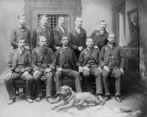 Verbotspolizei Team 1889 8x10 Nachdruck des alten Fotos - Bild 1 von 1