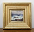 Original ALFRED FULLER Signed Oil Painting. Ocean Wave Rocks Maine Artist