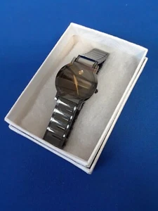 Movado Museum Watch Women 24mm Black Dial Black Tone 84-90-820-A - Picture 1 of 10