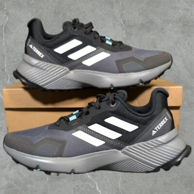 Adidas Terrex Soulstride Trail Running Shoe Women's 8 Black Grey White Sneaker - Image 1 of 4