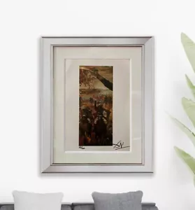 Dalí Hand Signed Original Litho Print Certificate ° $3,500 Appraisal=/'!- - Picture 1 of 12