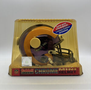 St. Louis Rams NFL Riddell Super Bowl XXXIV Chrome Mini Helmet #400/2000!
